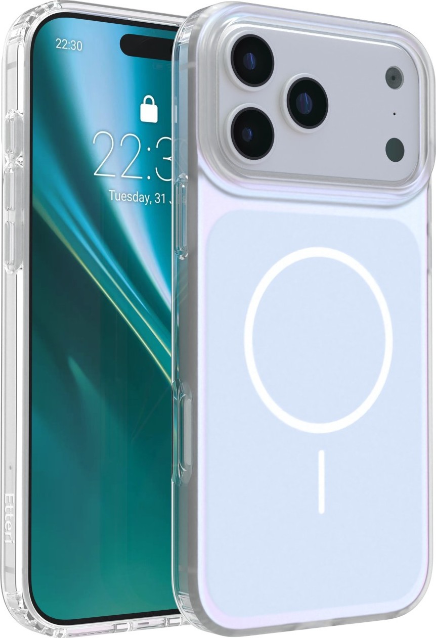 Levně Etteri Hidden Pearl kryt pro iPhone 17 Pro Max 6,9" světle modrý