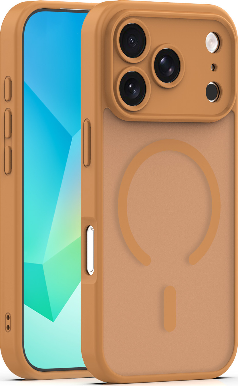 TFO Mag Matt kryt pro iPhone 17 Pro Max 6,9'' hnědý s přesným výřezem