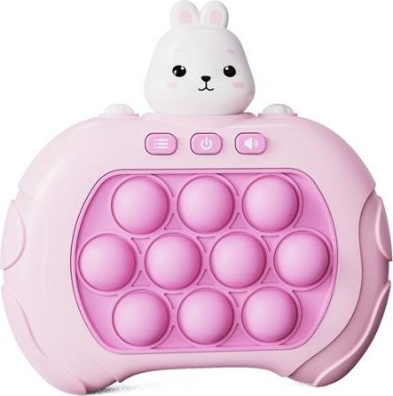 Levně Telcon Dovednostní hra Bunny (Pop It) růžová