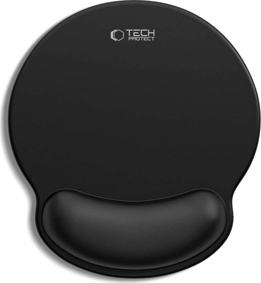 Levně Tech-Protect A200 podložka pod myš s gelovou opěrkou zápěstí 25 x 22,5 cm černá