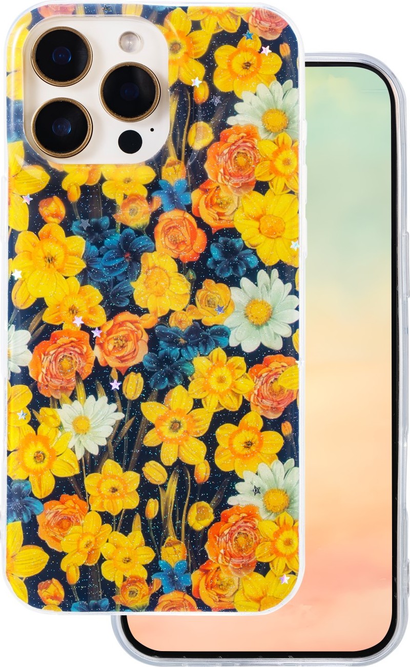 Levně TFO Glow Glam kryt pro iPhone 16 Pro 6,3" oranžový
