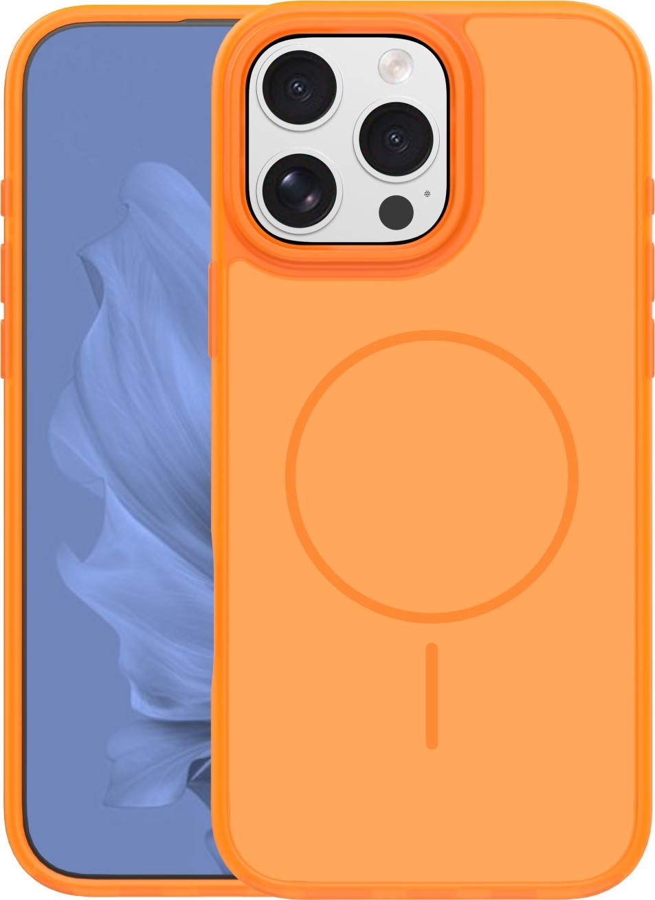 Levně TFO Kryt Frame Thin Mag pro iPhone 16 Pro 6,3" oranžový