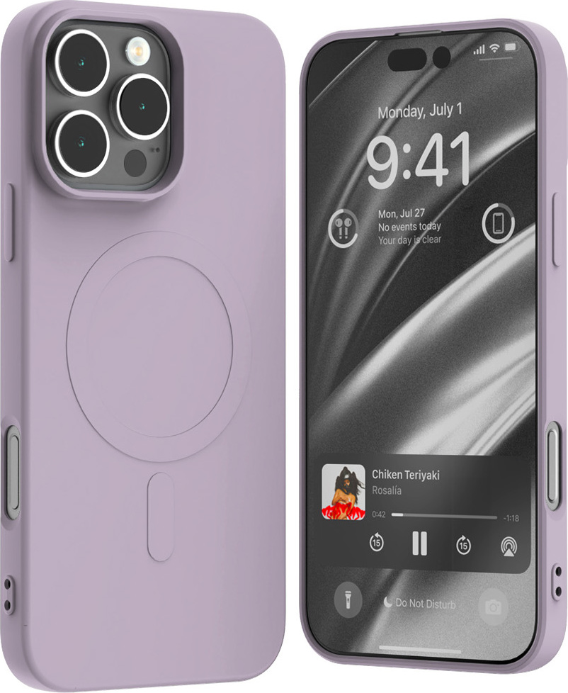 Levně Mercury Semi-Silicone MagSafe kryt pro iPhone 16 Pro Max (6.9) lilac purple