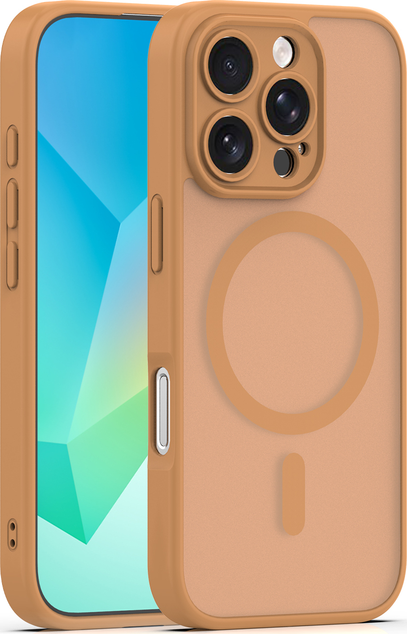 TFO Mag Matt kryt pro iPhone 16 Pro Max 6,9" hnědý s ochranou fotoaparátu