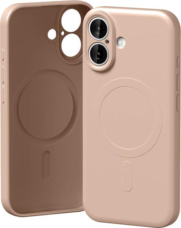 Mercury Semi-Silicone MagSafe pro iPhone 17, Pink Sand