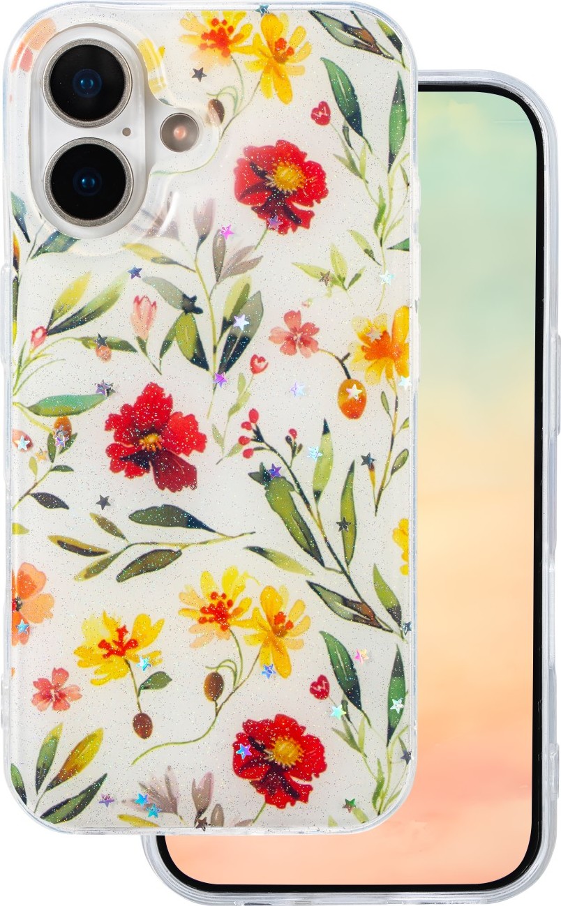 Levně TFO Glow Glam kryt pro iPhone 17 6,3" bílý