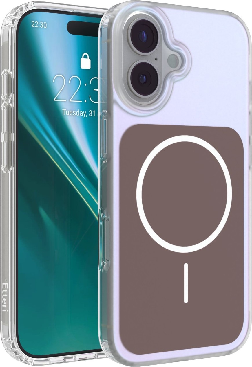 Levně Etteri Hidden Pearl kryt pro iPhone 17 6,3" hnědý