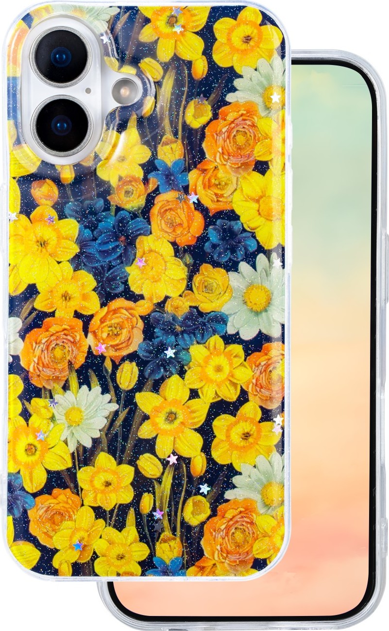 Levně TFO Glow Glam kryt pro iPhone 17 6,3" oranžový