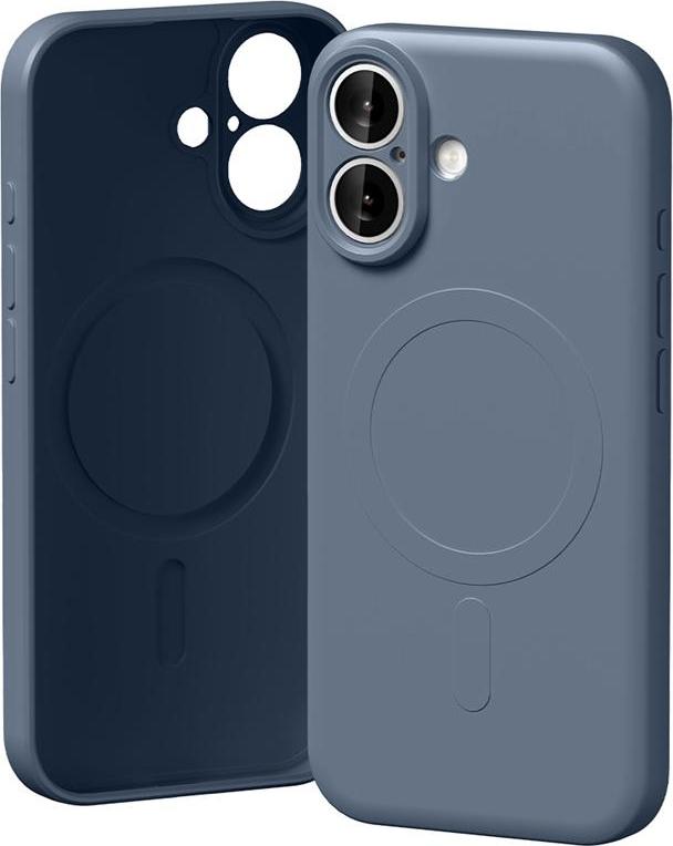 Levně Mercury Semi-Silicone MagSafe kryt pro iPhone 17, Sierra Blue