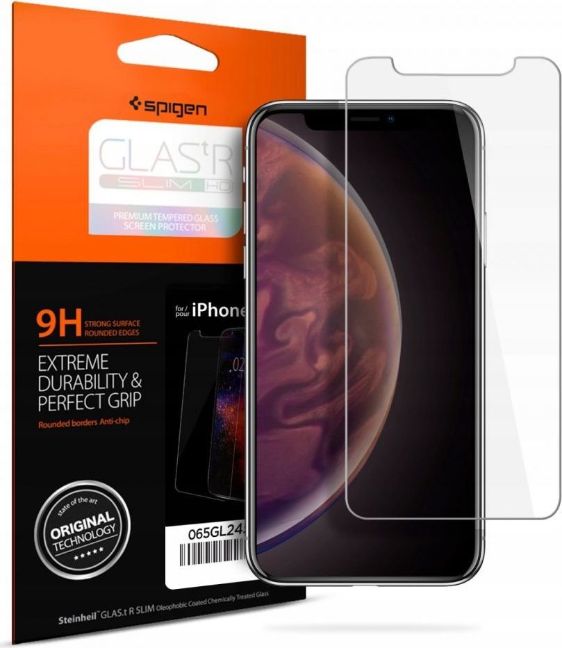 Tvrzené sklo SPIGEN GLAS.TR SLIM IPHONE X / XS / 11 PRO CLEAR
