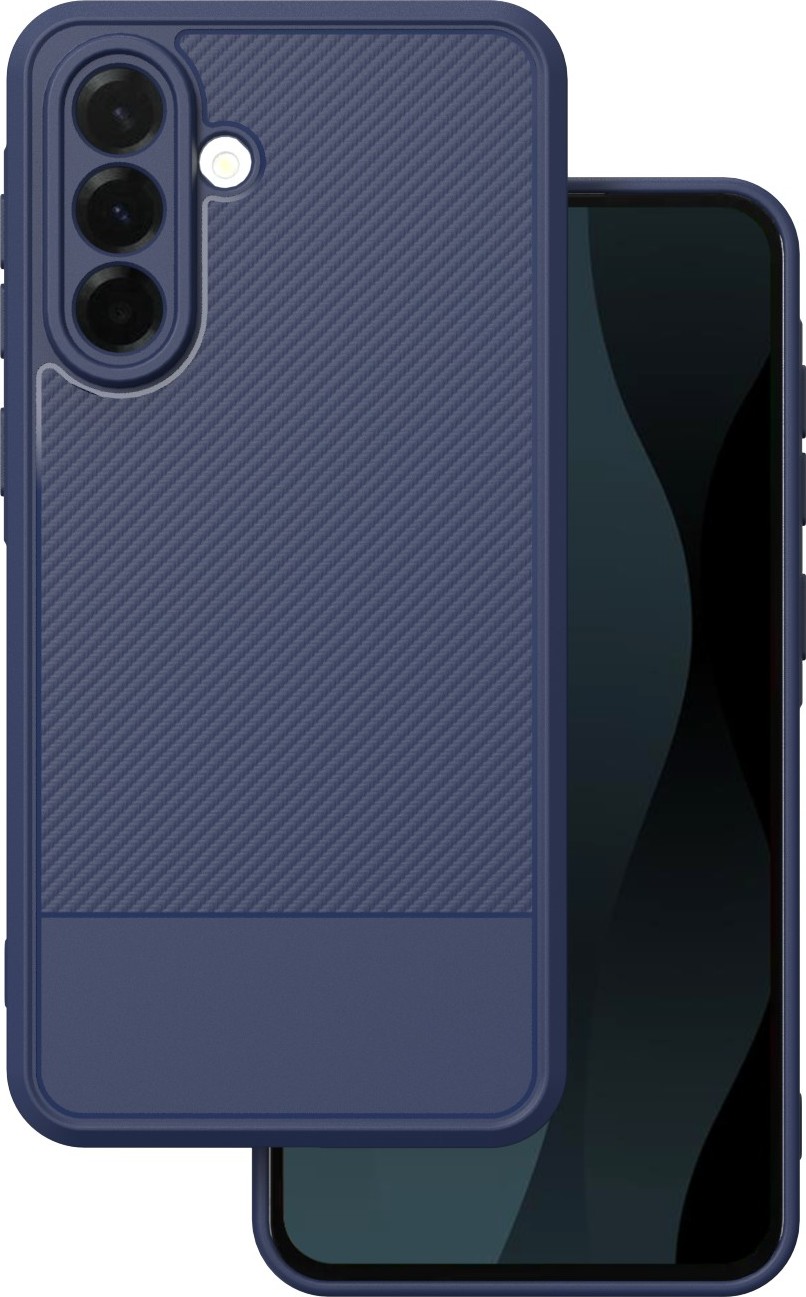 Levně TFO Kryt Simple Carbon pro Samsung Galaxy A36 5G / A37 5G, modrý