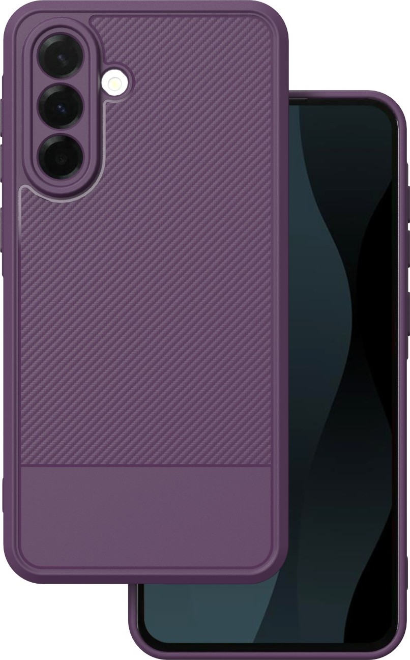 Levně TFO Simple Carbon kryt pro Samsung Galaxy A36 5G / A37 5G fialový