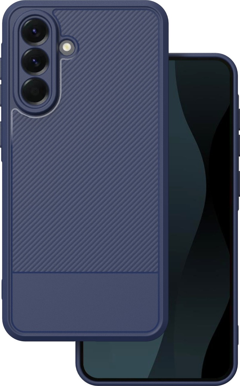 Levně TFO Kryt Simple Carbon pro Samsung Galaxy A56 5G modrý