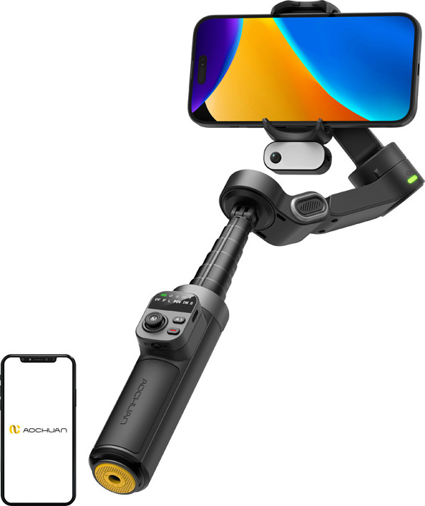 Levně Stabilizátor AOCHUAN X3 s AI senzorem (černý)
