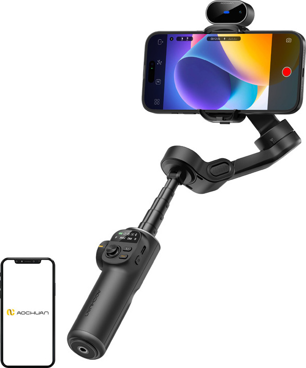 Levně Stabilizátor AOCHUAN X2 s AI senzorem (černý)