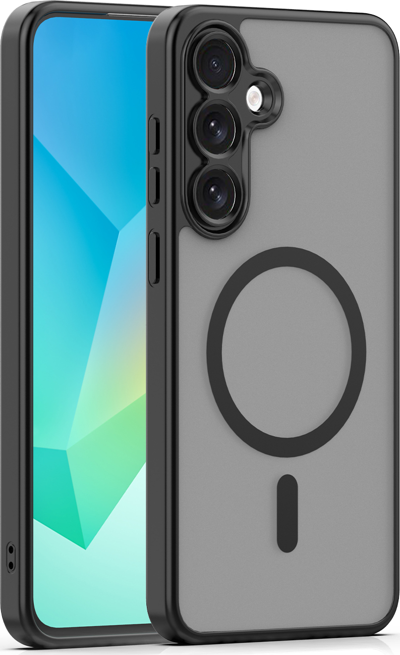 Levně TFO Mag Matt kryt pro Samsung Galaxy S24 / S25 černý s velkým otvorem