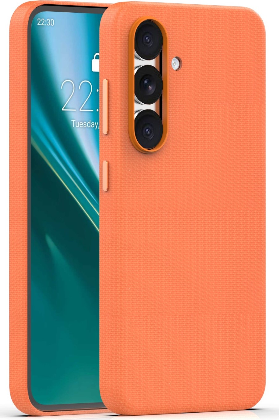 Levně Etteri Elegant Mag kryt pro Samsung Galaxy S25, oranžový