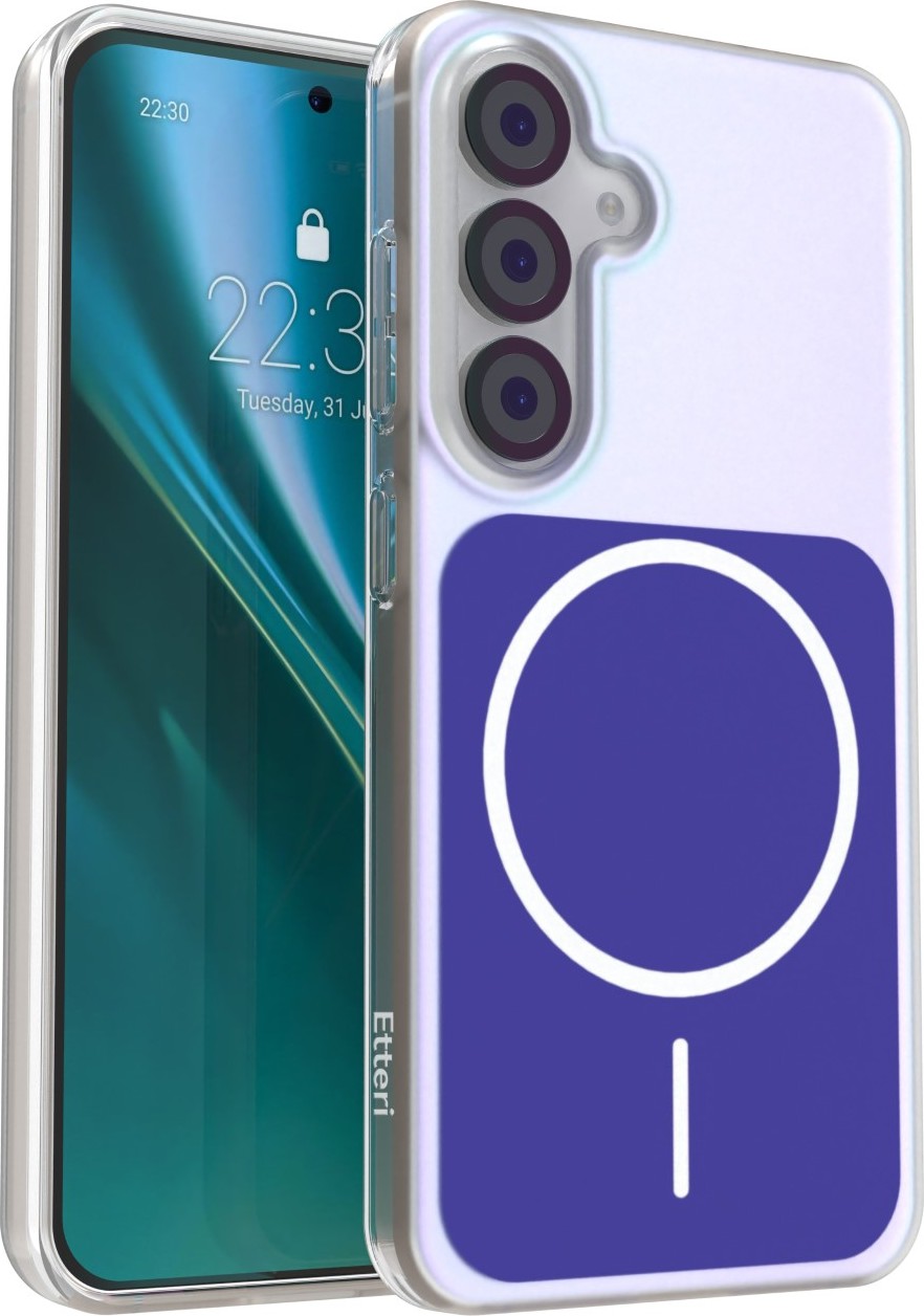 Levně Etteri Hidden Pearl kryt pro Samsung Galaxy S25 tmavě modrý
