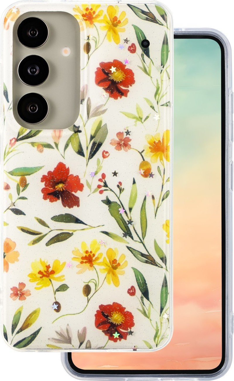 Levně TFO Glow Glam kryt pro Samsung Galaxy S25 bílá