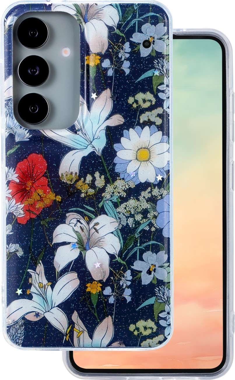 Levně TFO Glow Glam kryt pro Samsung Galaxy S25 modrý