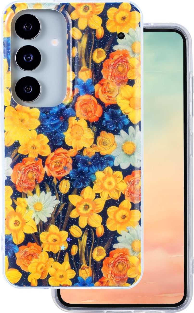 Levně TFO Kryt Glow Glam pro Samsung Galaxy S25 oranžový