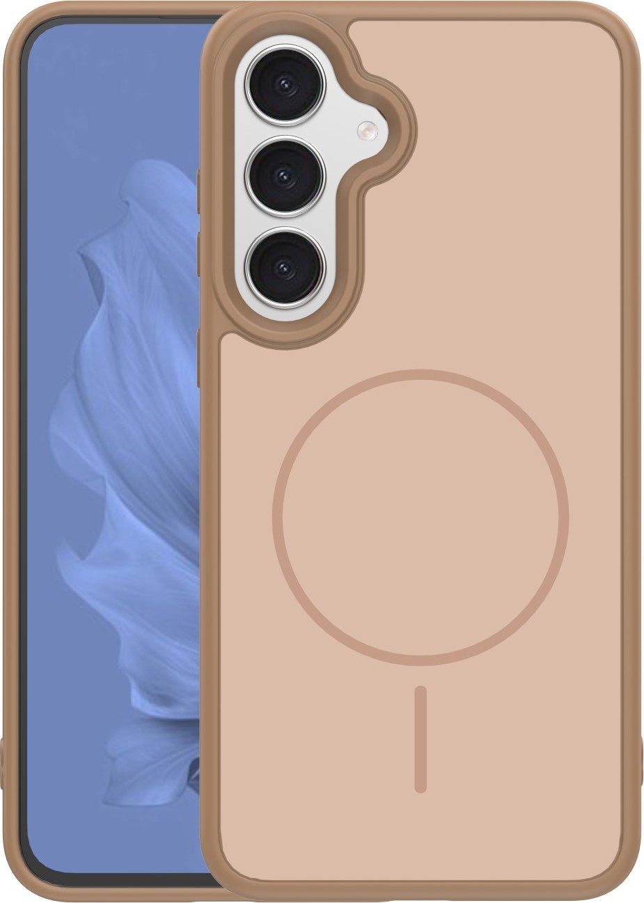 Levně TFO Kryt Frame Thin Mag pro Samsung Galaxy S25 FE hnědý