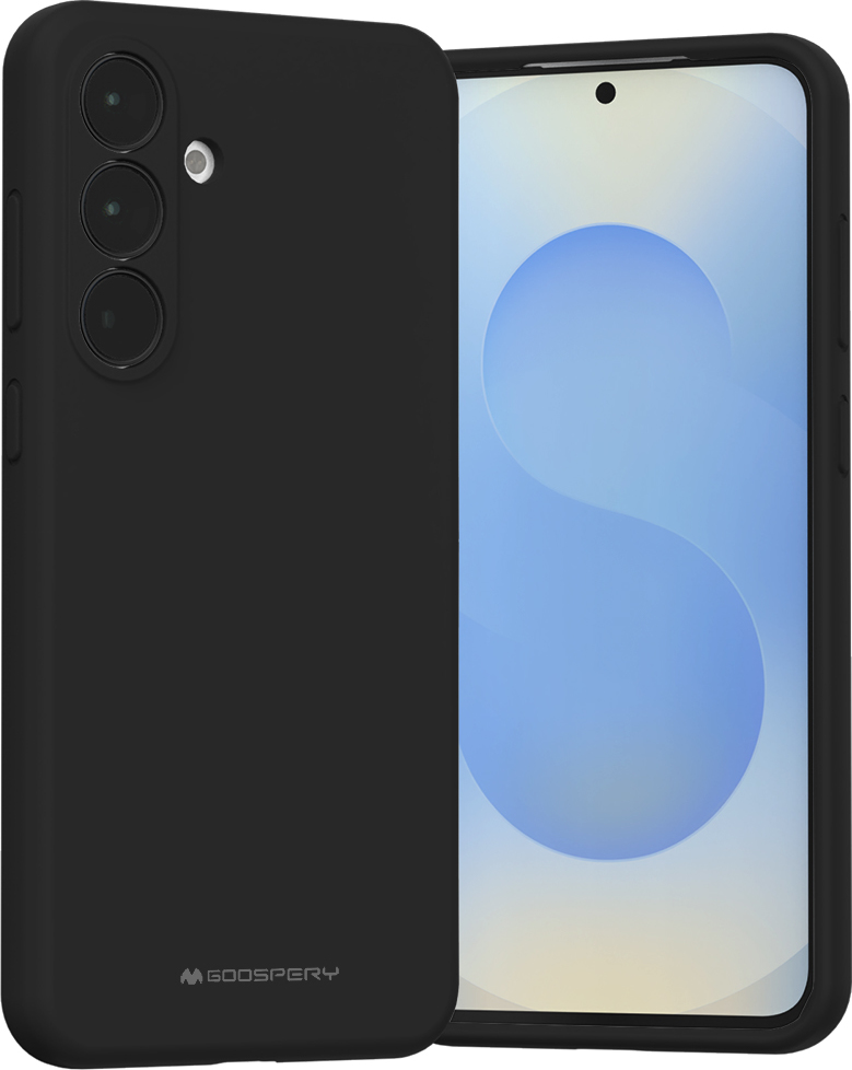 Levně Mercury Silicone kryt pro Samsung Galaxy S25 FE, černý