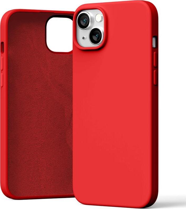 Levně Mercury Silicone Kryt Samsung S25+ Red