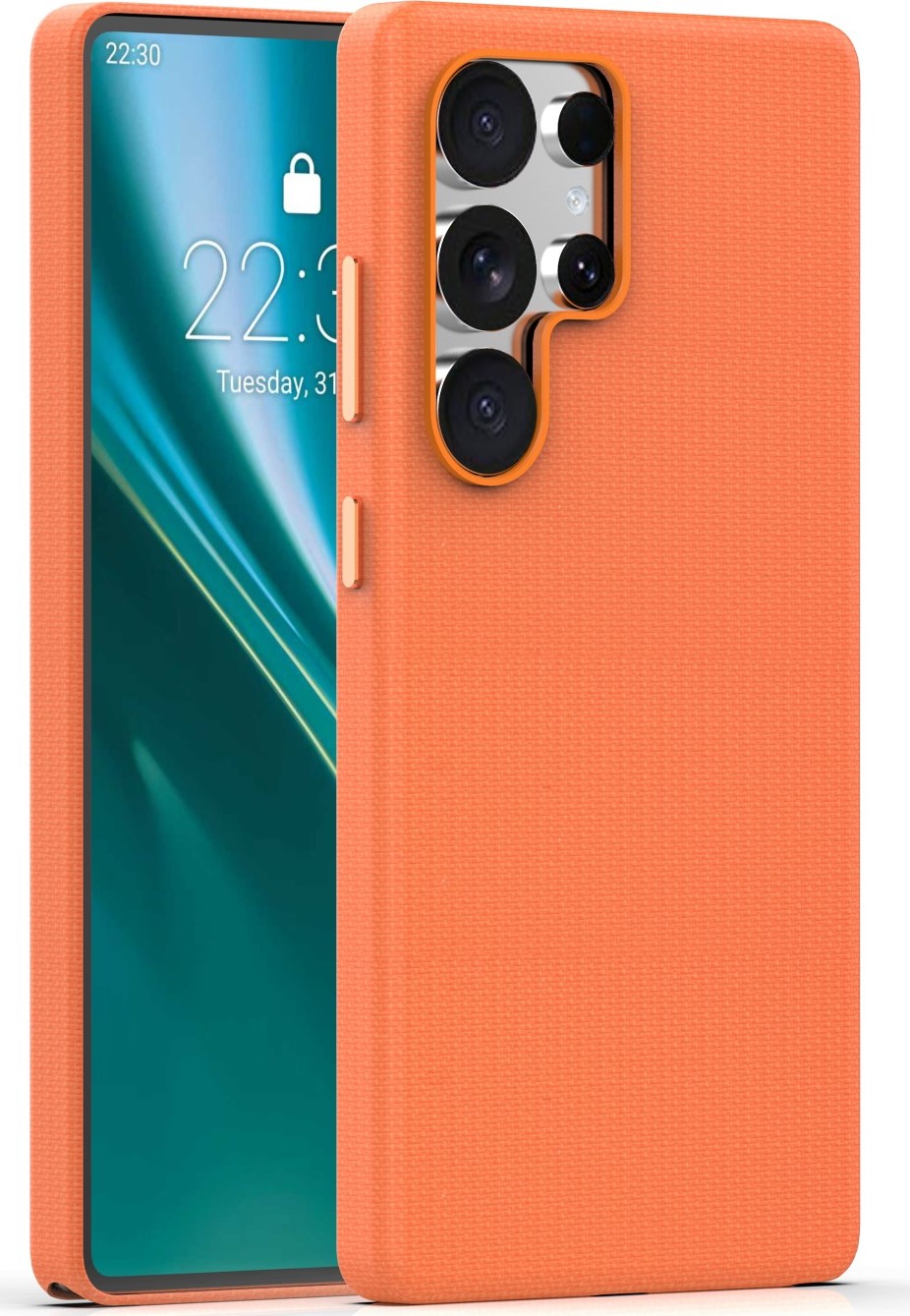 Levně Etteri Elegant Mag kryt pro Samsung Galaxy S25 Ultra, oranžová
