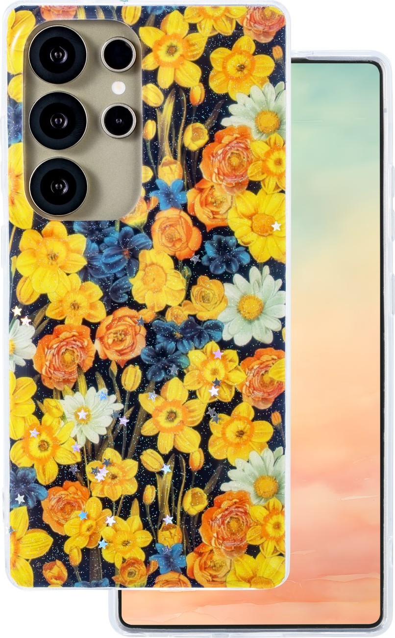 Levně TFO Glow Glam kryt pro Samsung Galaxy S25 Ultra oranžový
