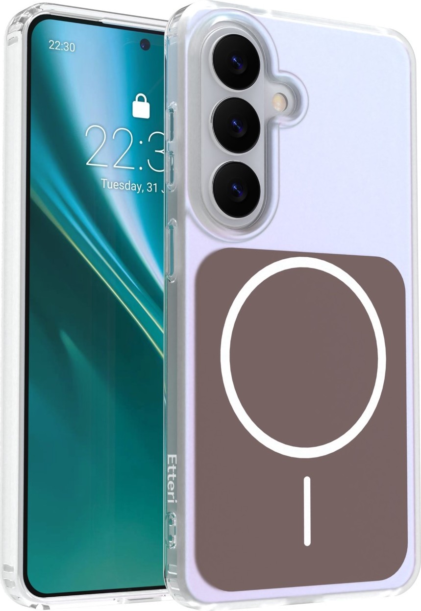 Levně Etteri Hidden Pearl kryt pro Samsung Galaxy S26, hnědý
