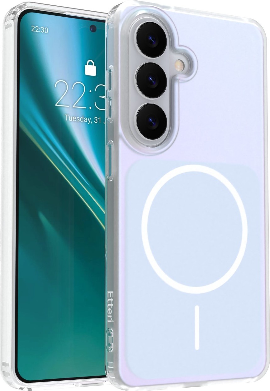 Levně Etteri Hidden Pearl kryt pro Samsung Galaxy S26 světle modrý