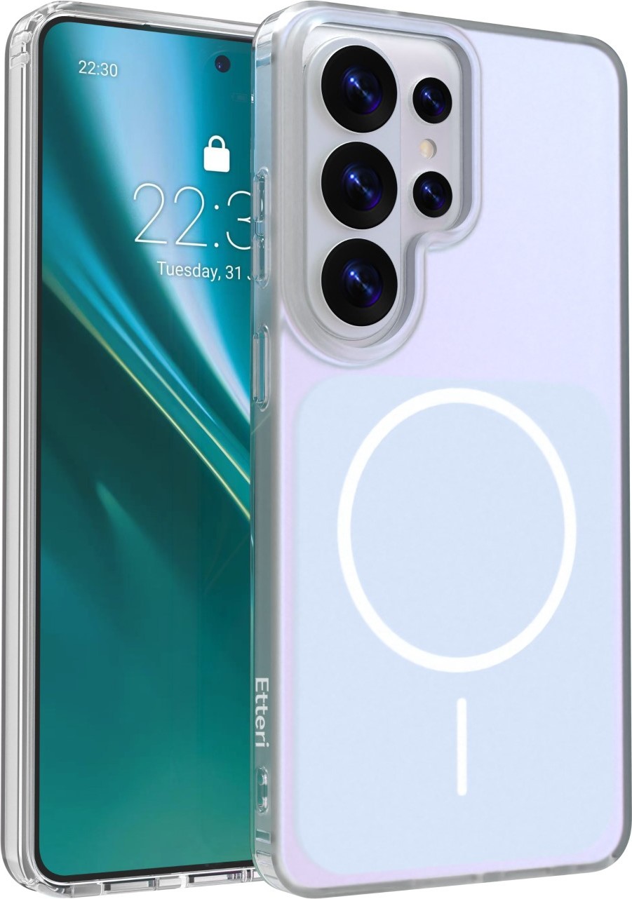 Levně Kryt Etteri Hidden Pearl pro Samsung Galaxy S26 Ultra, světle modrý