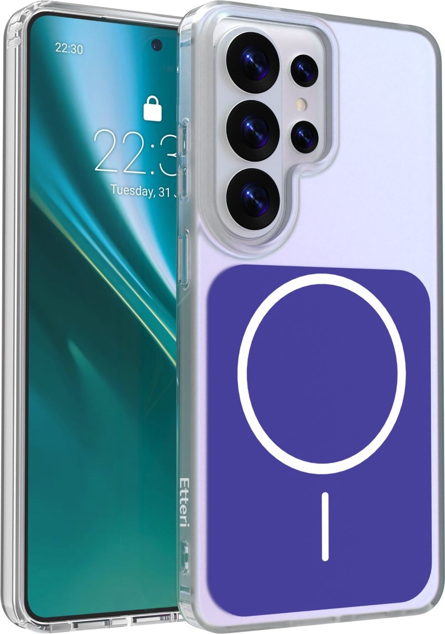 Levně Etteri Hidden Pearl kryt pro Samsung Galaxy S26 Ultra tmavě modrý