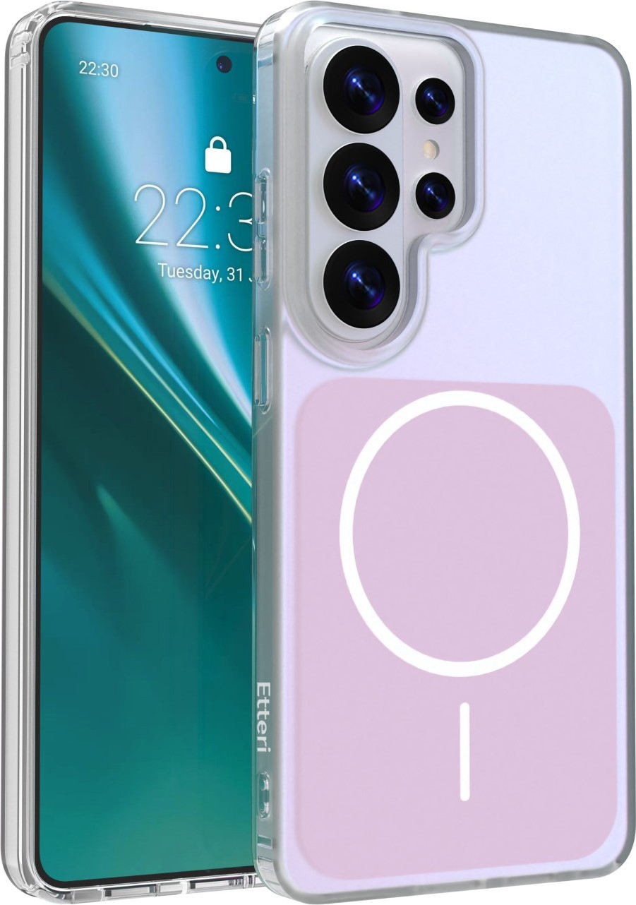 Levně Kryt Etteri Hidden Pearl pro Samsung Galaxy S26 Ultra, růžový