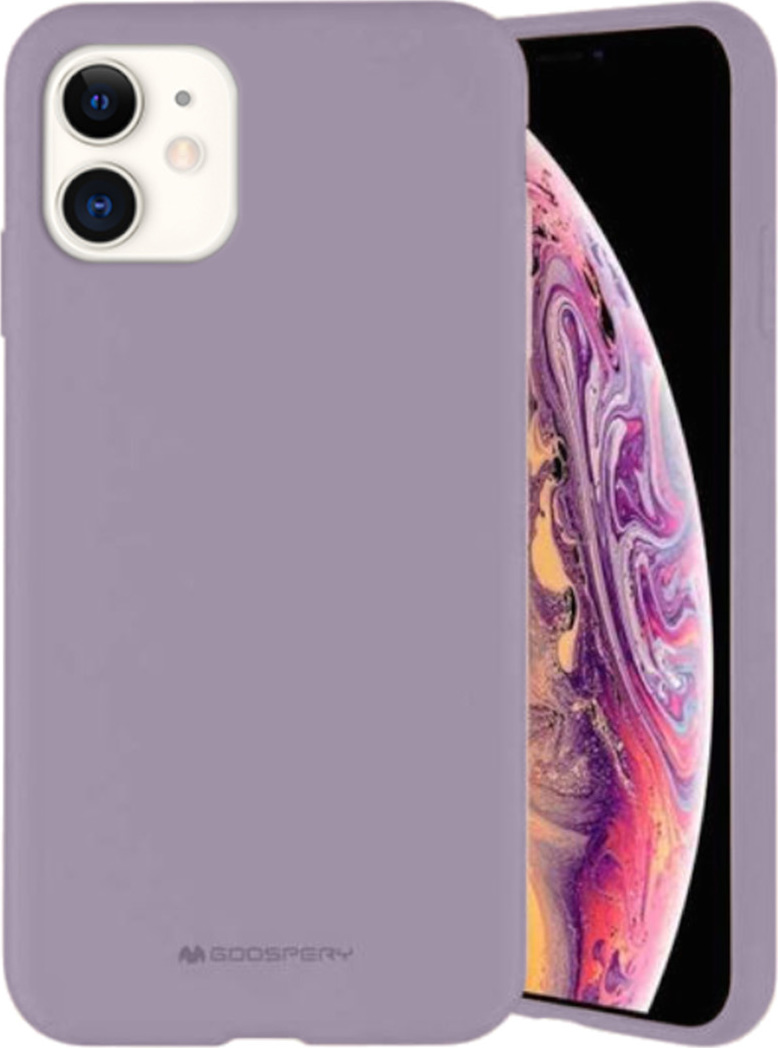Levně Mercury Silicone pro iPhone 11 purple, fialový kryt