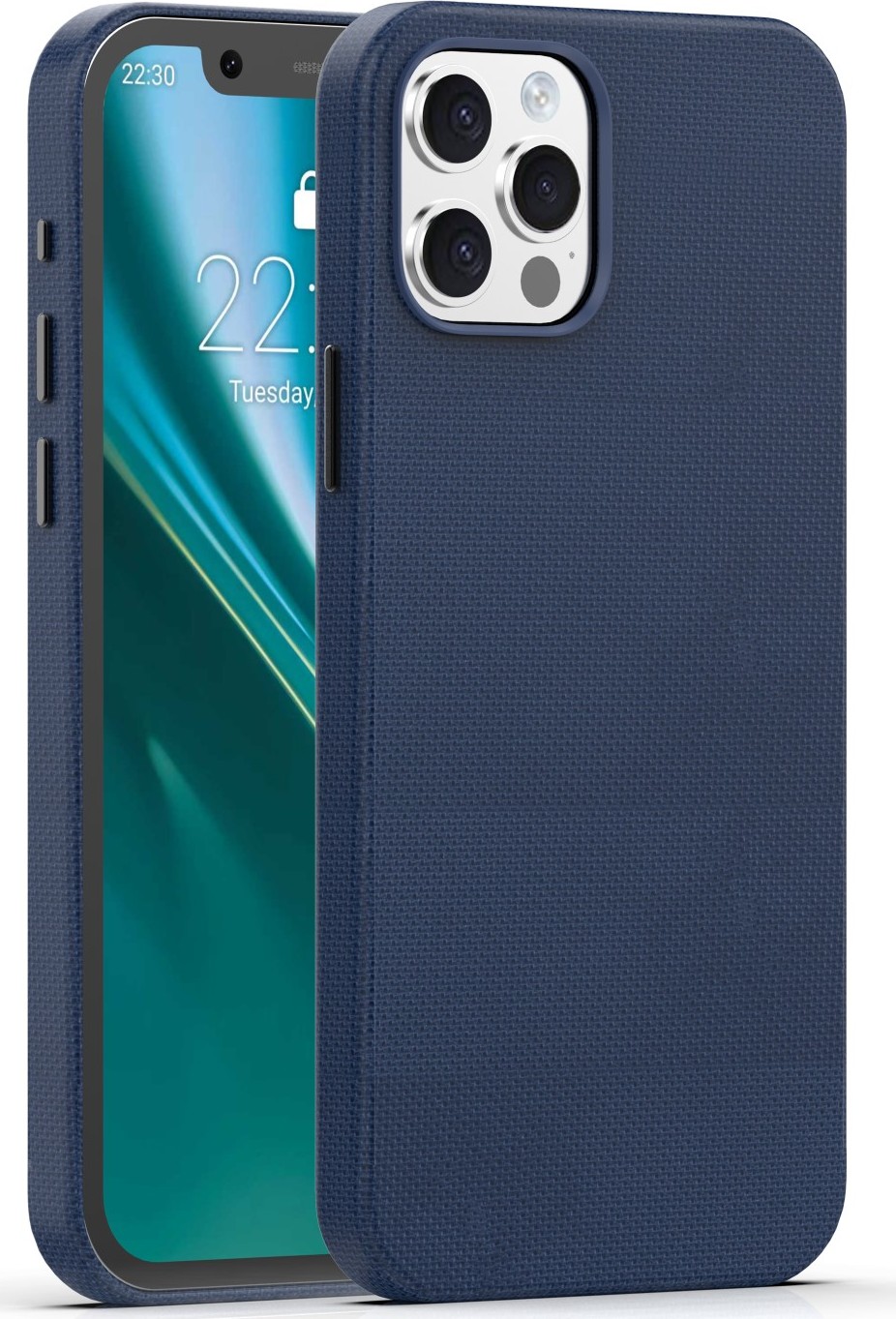 Levně Etteri Elegant Mag kryt pro iPhone 12 / 12 Pro 6,1'' tmavě modrý