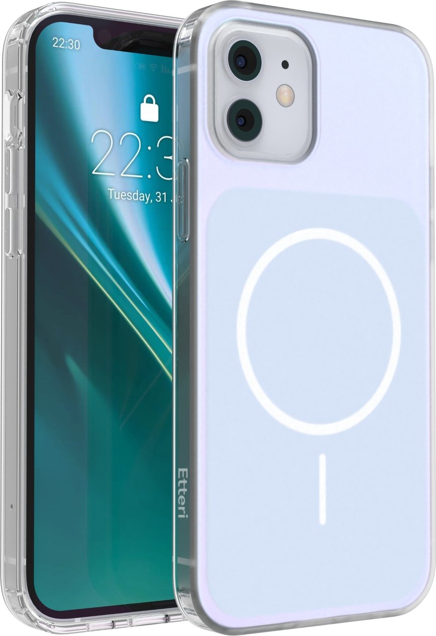 Levně Etteri Hidden Pearl kryt pro iPhone 12 / 12 Pro 6,1'' světle modrý