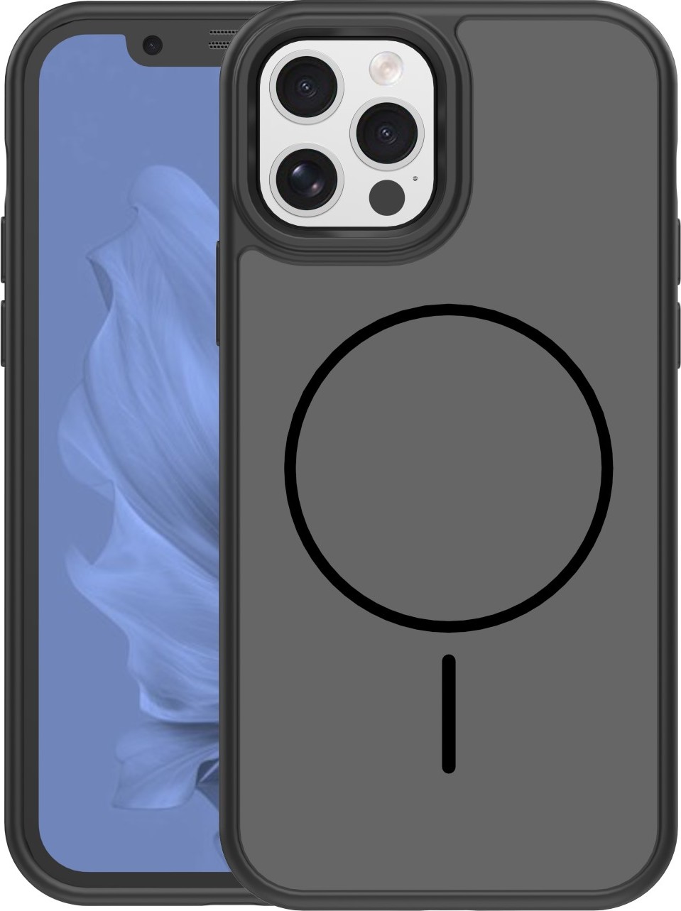 Levně TFO Frame Thin Mag kryt pro iPhone 12 / 12 Pro 6,1" černý