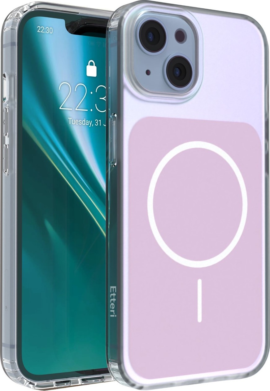 Levně Etteri Hidden Pearl kryt pro iPhone 14 6,1" růžový