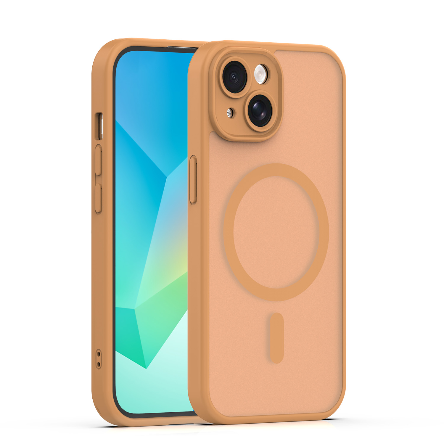 Levně TFO Mag Matt kryt pro iPhone 14 6,1" hnědý s ochranou fotoaparátu