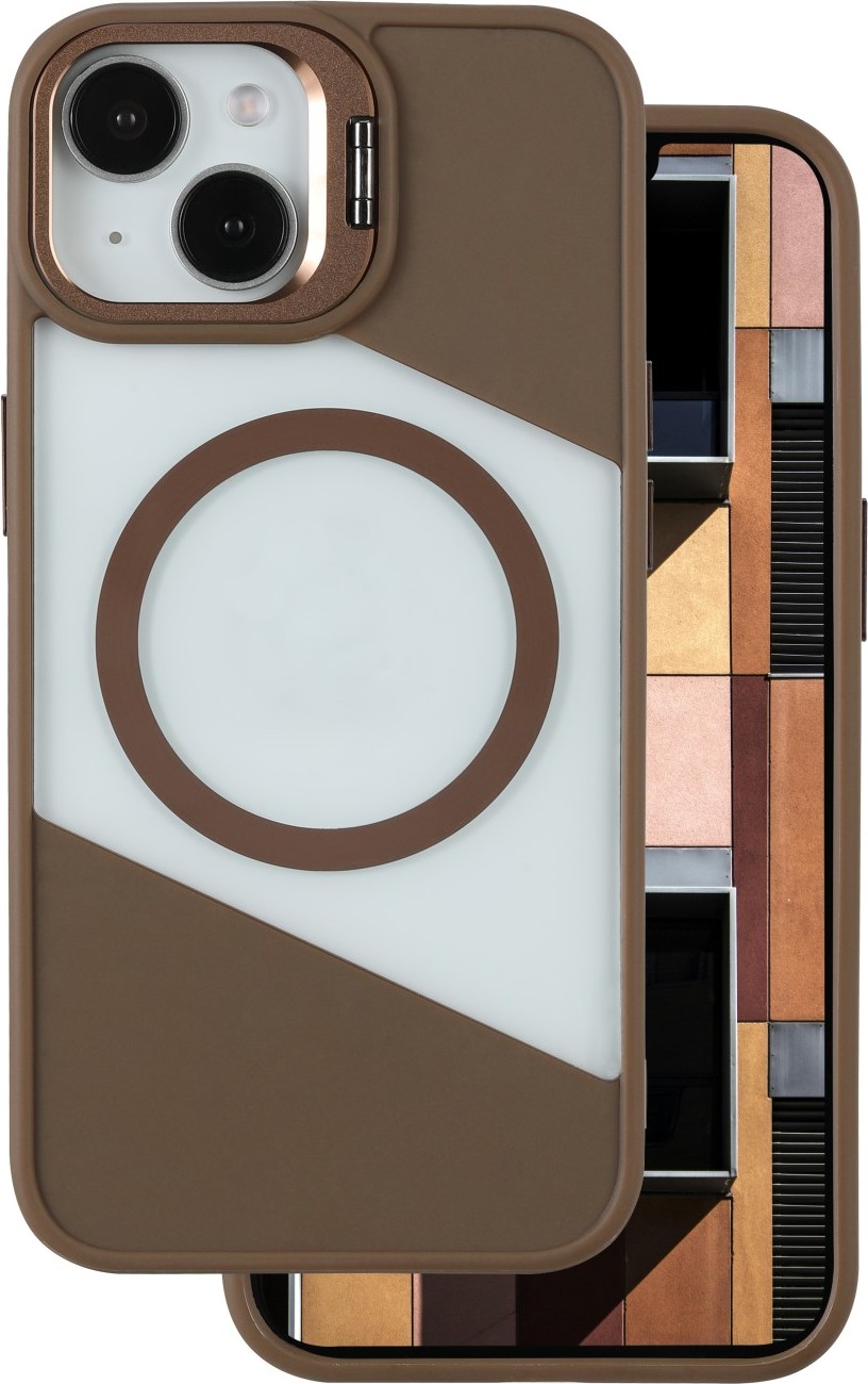 Levně TFO Fusion Mag kryt pro iPhone 14 6,1" hnědý