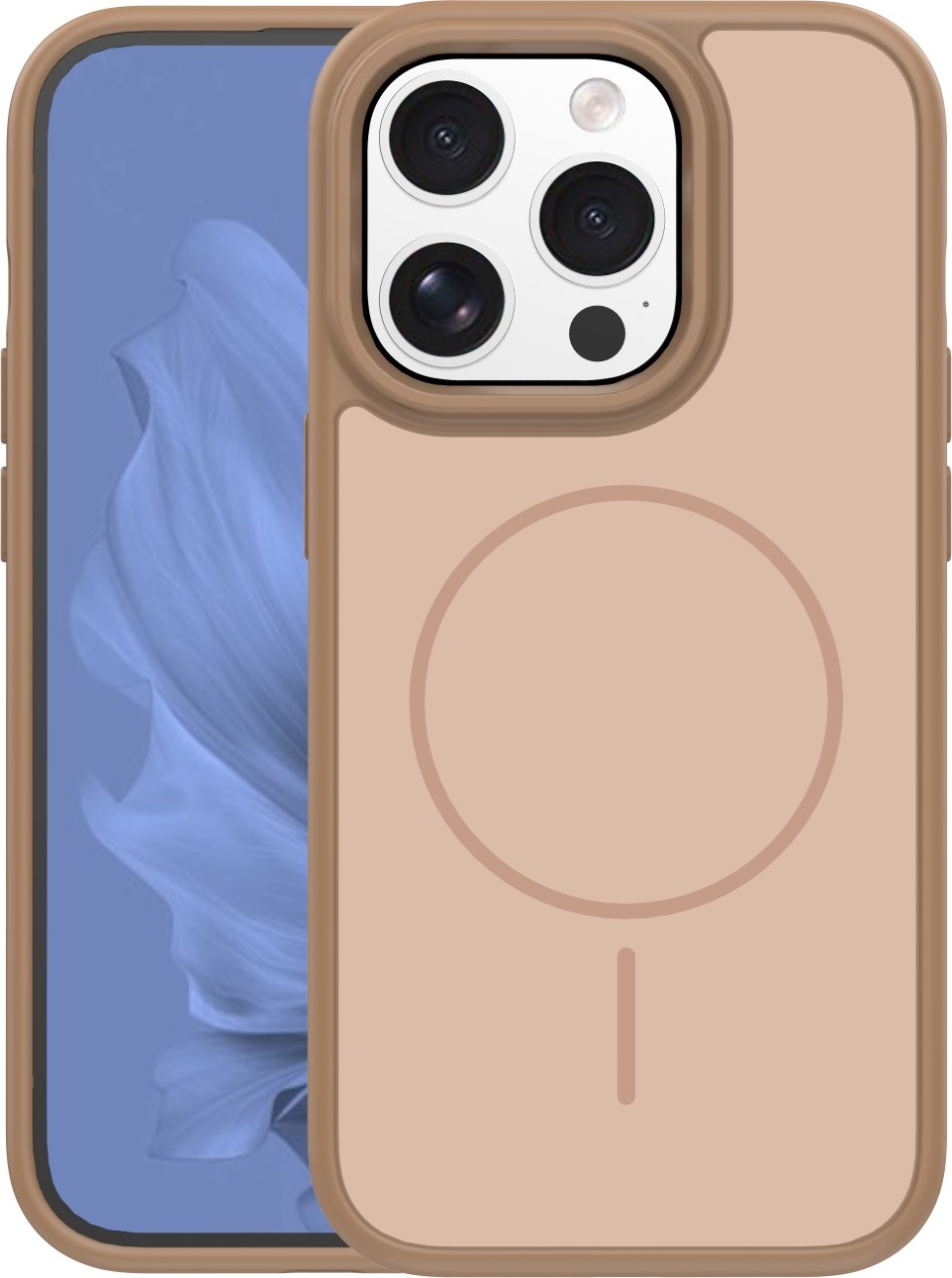Levně TFO Kryt Frame Thin Mag pro iPhone 14 Pro 6,1" hnědý