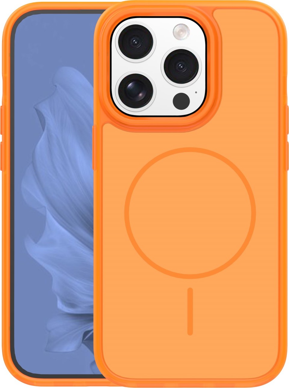 Levně TFO Kryt Frame Thin Mag pro iPhone 14 Pro 6,1" oranžový