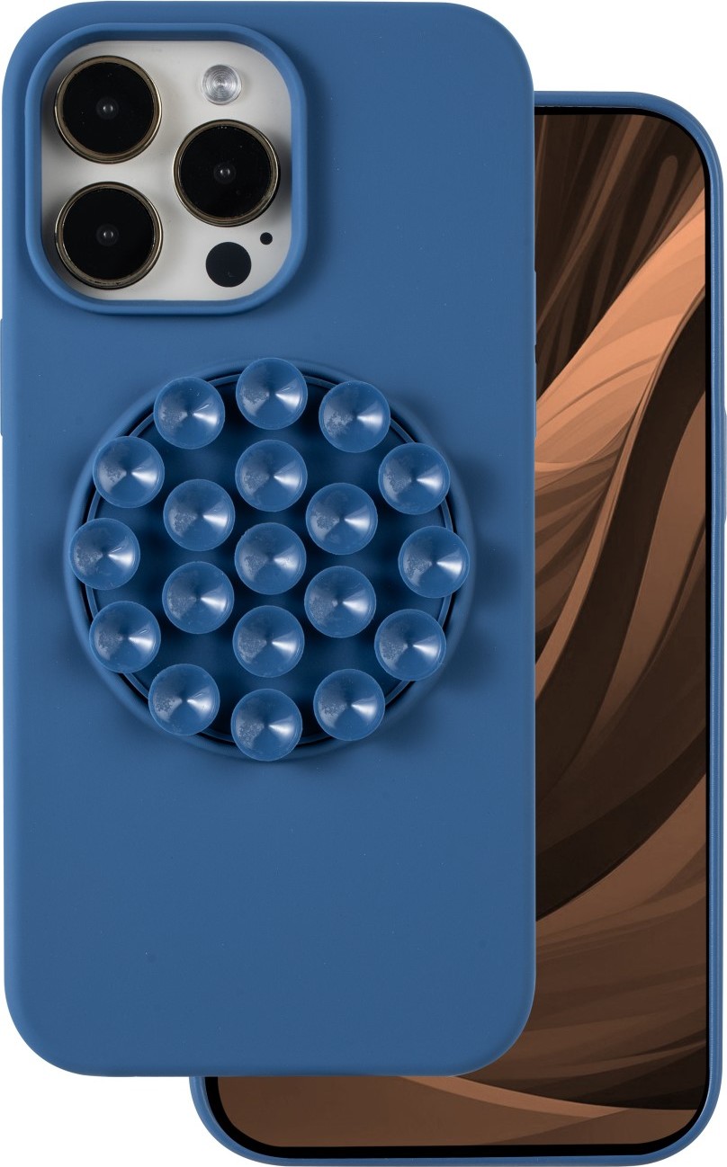 Levně TFO Silikonový kryt Stick pro iPhone 14 Pro Max 6,7" modrý