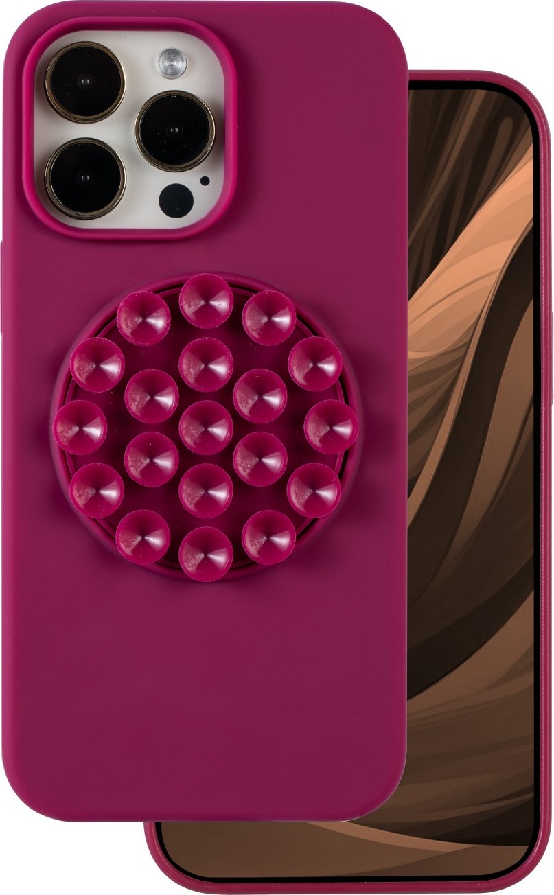 Levně TFO Silikonový kryt Stick pro iPhone 14 Pro Max 6,7" v barvě kaštanové