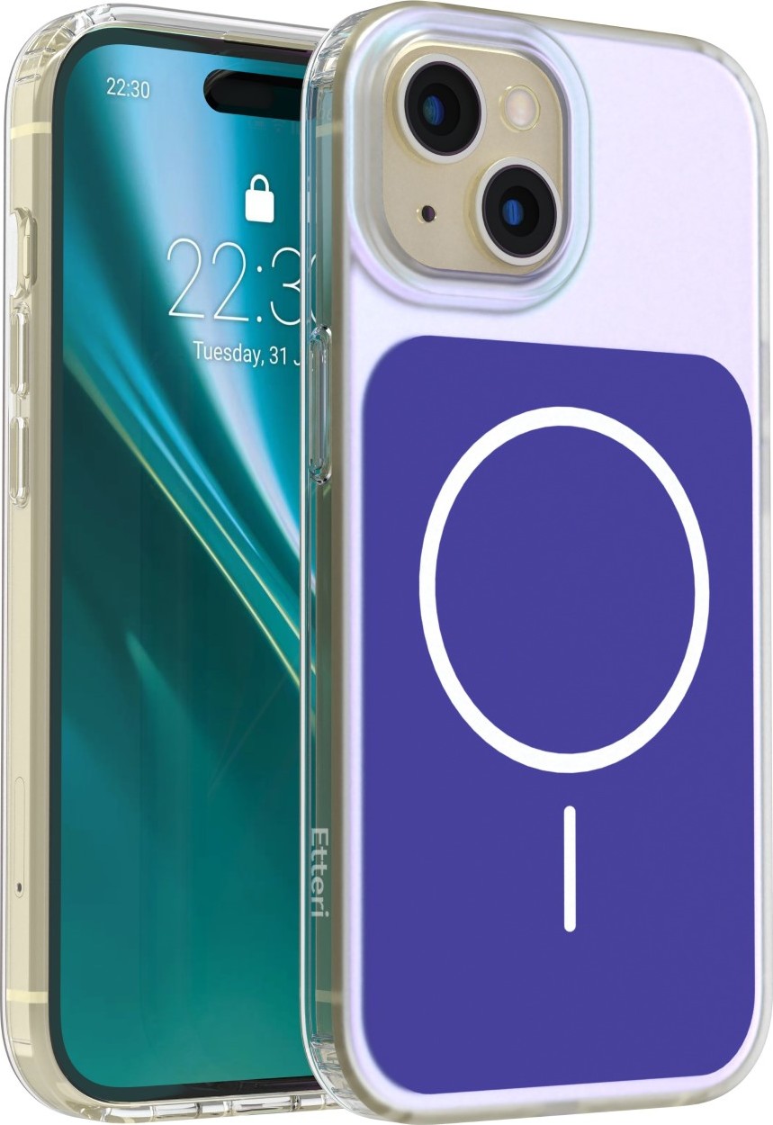 Levně Etteri Hidden Pearl kryt pro iPhone 15 6,1" tmavě modrý