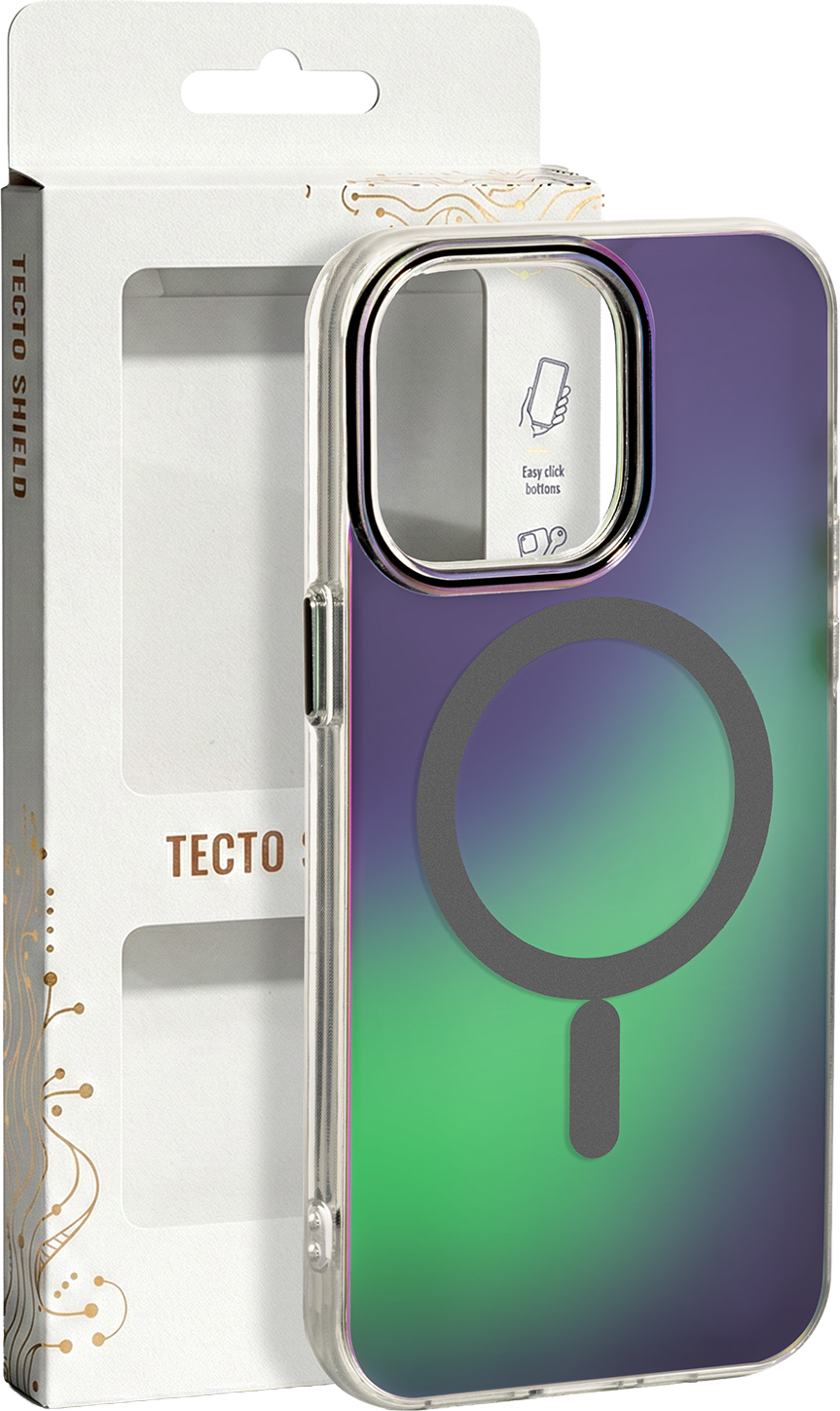 Tecto Shield Aurora kryt pro iPhone 15 6,1" šedý