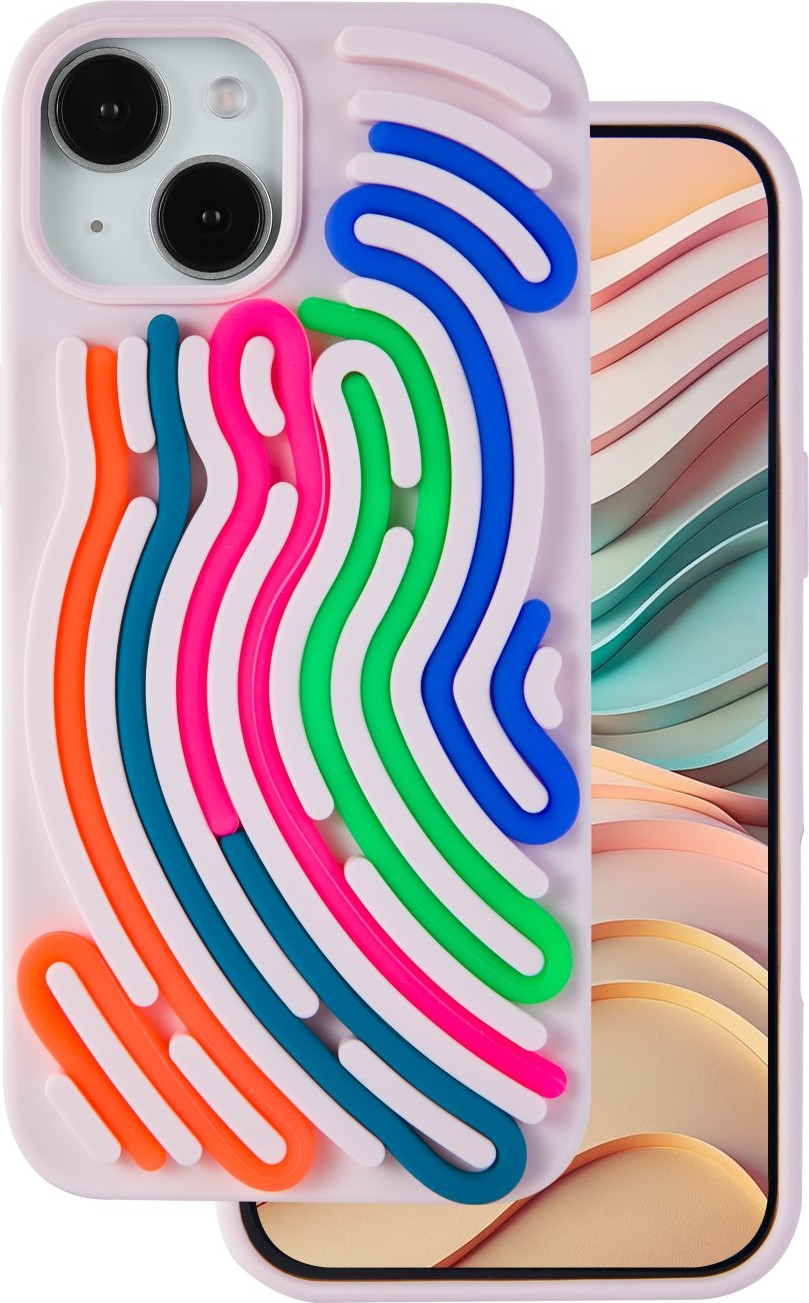 Levně TFO DIY Snake kryt pro iPhone 15 6,1" růžový