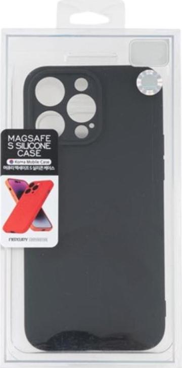 Mercury MagSafe Semi-Silicone kryt pro iPhone 15 - černý